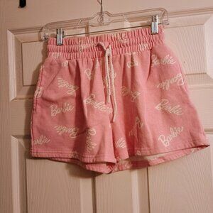 Barbie Shorts, 12", Mid Rise, Pink, NWOT, Womens, Sz Sm